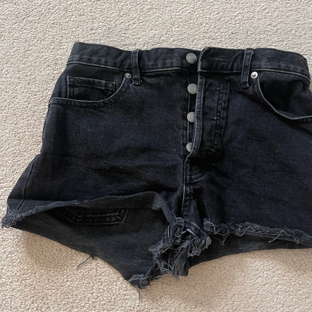 Everlane Black Jean Shorts Size 26